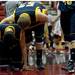 Chelsea junior Shon kuhn is helped up by junior Frank Shanley on Friday. Chelsea lost to Milan 71-40. Daniel Brenner I AnnArbor.com